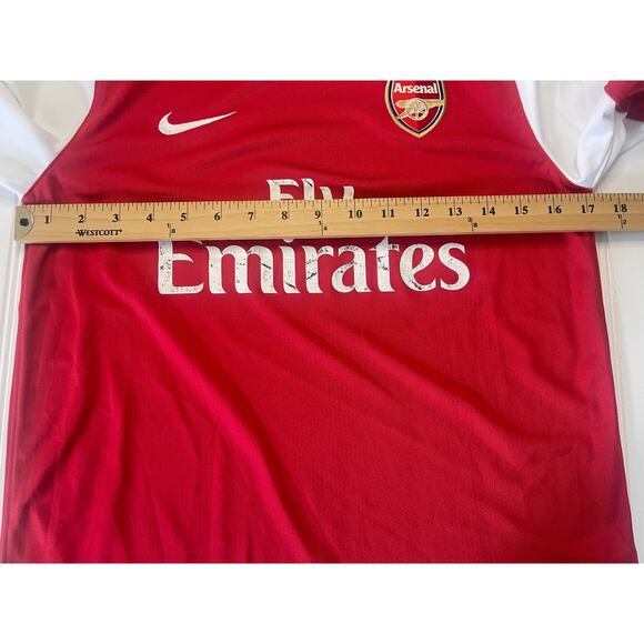Nike Dri Fit Arsenal Authentic Soccer Jersey 2010 2011 - Size Medium READ - Picture 5 of 9